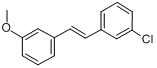 3-氯-3-甲氧基芪分子式结构图