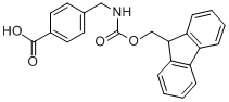 FMOC-(4-氨甲基)苯甲酸分子式结构图