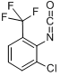 2-氯-6-(三氟甲基)异氰酸苯酯分子式结构图