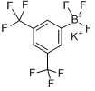 3,5-二(三氟甲基)苯基三氟硼酸钾分子式结构图