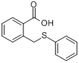 2-苯基硫代甲基苯甲酸分子式结构图