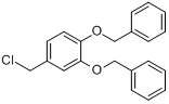 3,4-二苄氧基苄氯分子式结构图