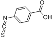 4-羧基苯基异硫氰酸酯分子式结构图