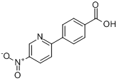 4-(5-Nitropyridin-2-yl)benzoicacid分子式结构图