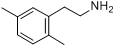 2,5-二甲基苯乙基胺分子式结构图