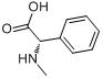 N-甲基-L-苯甘氨酸分子式结构图