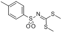 N-[二(甲基硫代)甲基]-甲苯磺酰胺分子式结构图