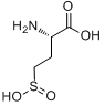L-高半胱氨酸亚磺酸分子式结构图