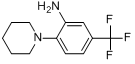 N-(2-氨基-4-三氟甲苯基)哌啶分子式结构图