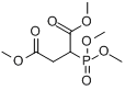 (二甲氧基氧膦基)丁二酸二甲酯分子式结构图