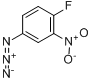4-叠氮基-1-氟-2-硝基苯分子式结构图