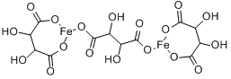 酒石酸?(III)分子式结构图