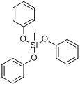 (6CI,7CI,8CI,9CI)-甲基三苯氧基硅烷分子式结构图