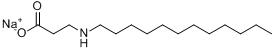 月桂氨基丙酸钠分子式结构图