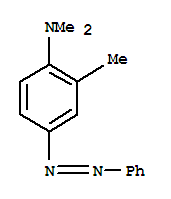 3ˊ-甲基-4-二甲氨基偶氮苯分子式结构图