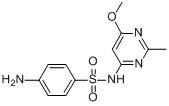 磺胺托嘧啶分子式结构图
