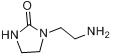 1-(2-氨基乙基)咪唑啉-2-酮分子式结构图