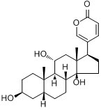 日本蟾蜍毒苷元;日蟾蜍他灵;和蟾蜍他分子式结构图