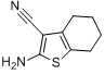 2-氨基-3-腈基-4,5,6,7--四氢苯并[B]噻吩分子式结构图