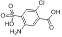 5-氨基-2-氯-4-磺基苯甲酸分子式结构图