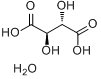 内消旋酒石酸(一水)分子式结构图