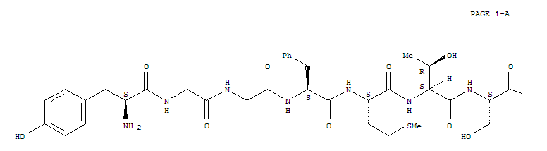 β-内啡肽(人)分子式结构图