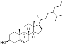 β-谷甾醇分子式结构图