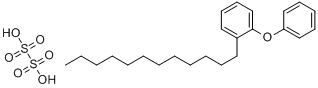 十二烷基苯氧苯二磺化衍生物分子式结构图