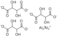 酒石酸铝分子式结构图