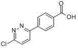 4-(6-Chloropyridazin-3-yl)benzoicacid分子式结构图