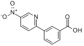 3-(5-Nitropyridin-2-yl)benzoicacid分子式结构图