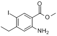 2-氨基-5-碘苯甲酸乙酯分子式结构图