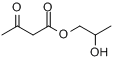 3-氧代-丁酸-2-羟丙基酯分子式结构图