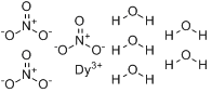 硝酸镝(III)五水化合物分子式结构图