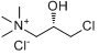 (S)-(?)-(3-氯-2-羟基丙基)三甲基铵氯化物分子式结构图