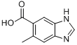 6-甲基苯并咪唑-5-甲酸盐酸盐分子式结构图