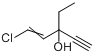 乙氯戊烯炔醇;乙氯戊烯炔醇;分子式结构图