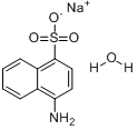 4-氨基-1-萘磺酸钠盐水合物分子式结构图