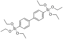 4,4′-二(乙氧基甲硅烷)-1,1′-联苯分子式结构图