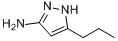 5-丙基-1H-吡唑-3-胺分子式结构图