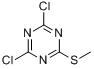 2,4-二氯-6-甲硫基-S-三嗪;2,4-二氯-6-甲硫基-S-三嗪;分子式结构图