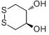 反-4,5-二羟基-1,2-二硫烷分子式结构图