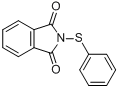 N-苯硫代邻苯二甲酰亚胺分子式结构图