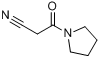 1-(氰基乙酰基)吡咯烷分子式结构图