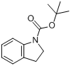 1-Boc-吲哚啉分子式结构图