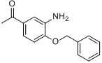 3-氨基-4-苯甲氧基苯乙酮分子式结构图