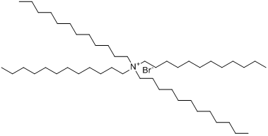 四溴十二烷基铵分子式结构图