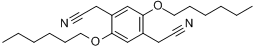 2,5-二己氧基苯-1,4-二乙酰腈分子式结构图