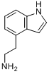 2-(1H-Indol-4-yl)ethylamine分子式结构图