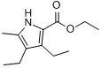 3,4-二乙基-5-甲基-2-吡咯羧酸乙酯分子式结构图